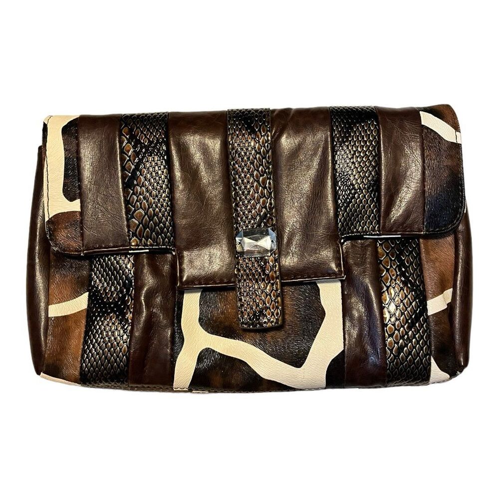 Vintage Women's Faux Leather Clutch